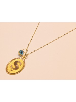 Güler Kuyumculuk Altın Ş Harfli Aynalı Zincir