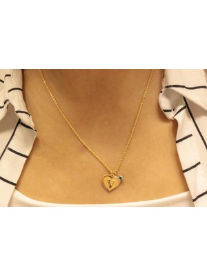 Güler Kuyumculuk Altın V Harfli Halat Zincir