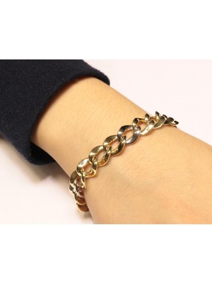 Güler Kuyumculuk 14 Ayar Altın Taşsız Bileklik