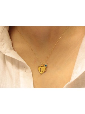 Güler Kuyumculuk 14 Ayar Altın U Harfli Aynalı Zincir