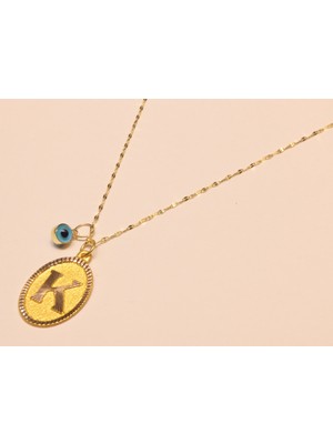 Güler Kuyumculuk Altın K Harfli Aynalı Zincir