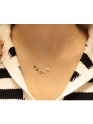 Güler Kuyumculuk 14 Ayar Altın Çiçek Figürlü Hayalet Kolye