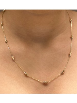 Güler Kuyumculuk 14 Ayar Altın Dorika Toplu Zincir