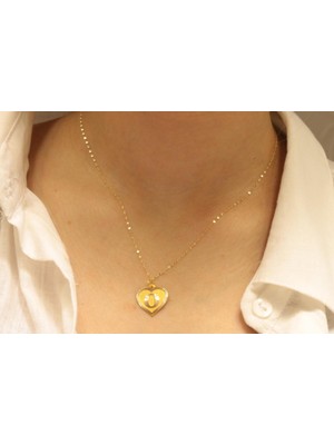 Güler Kuyumculuk Altın O Harfli Aynalı Zincir