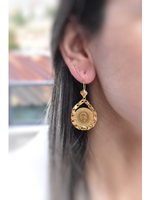 Güler Kuyumculuk Çeyrek Altın Küpe