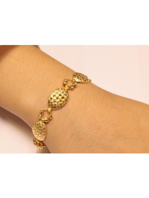 Güler Kuyumculuk Altın Taşsız Dorika Toplu Model Bileklik