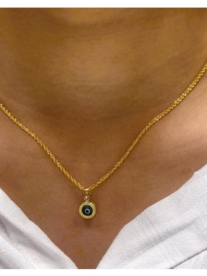 Güler Kuyumculuk 14 Ayar Altın Nazar Boncuklu Halat Zincir