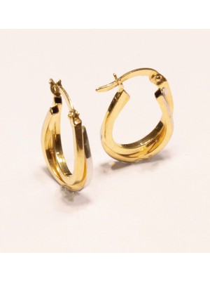 Güler Kuyumculuk 14 Ayar Altın Halka Küpe