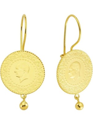 Güler Kuyumculuk Çeyrek Altın Küpe