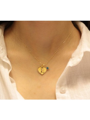 Güler Kuyumculuk 14 Ayar Altın E Harfli Aynalı Zincir