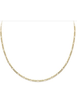 Güler Kuyumculuk 14 Ayar Altın Figaro Model Zincir