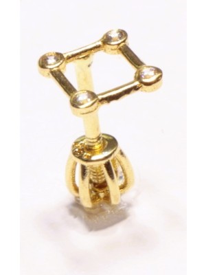 Güler Kuyumculuk 14 Ayar Altın Piercing Tragus Küpe