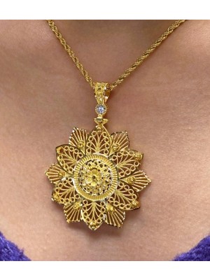 Güler Kuyumculuk Altın Dorika Toplu Kolye Ucu