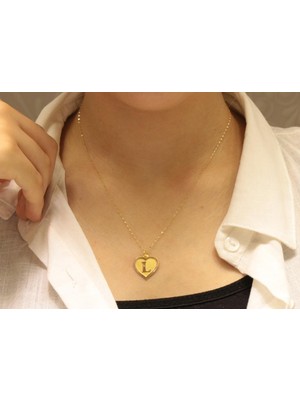 Güler Kuyumculuk Altın L Harfli Aynalı Zincir