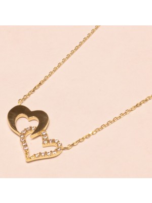 Güler Kuyumculuk Altın Kalp Model Hayalet Kolye