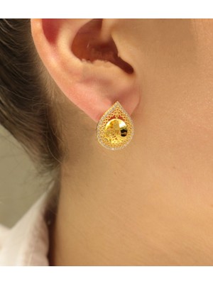 Güler Kuyumculuk Altın Tuğra Model Küpe