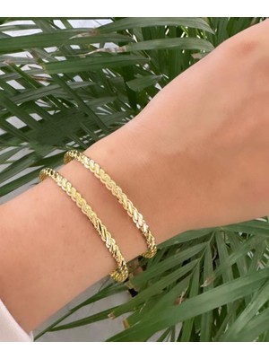 Güler Kuyumculuk Altın Üçlü Burma Bilezik