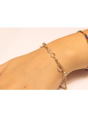 Güler Kuyumculuk Altın Dorika Toplu Sonsuzluk Bileklik