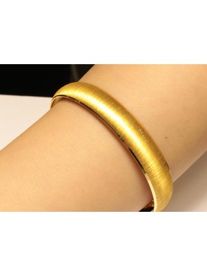 Güler Kuyumculuk Altın Desensiz Bilezik