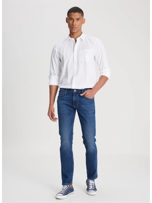 Lee Normal Bel Slim Fit Mavi Erkek Denim Pantolon L719127XT Luke Jean Pantolon
