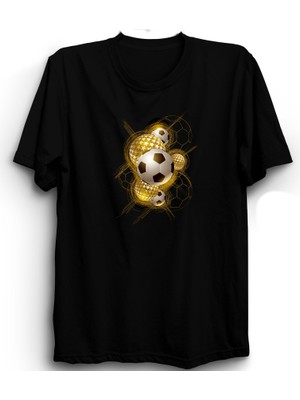 The Fame Futbol, Football, Ball, Futbol Topu, Spor Baskılı, %100 Pamuk Tişört