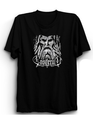 The Fame Ensiferum, Mythology Rock Metal Müzik Grubu Baskılı, %100 Pamuk Tişört