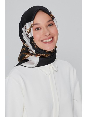 Armine Nostalji Serisi %100 Twill Ipek Eşarp 7832D 20