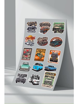 Stickermarket Araba Car Sticker Seti (12)