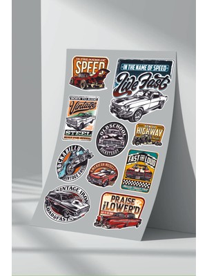 Stickermarket Araba Car Sticker Seti (10)