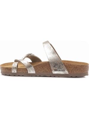 Birkenstock Mayari Syn Washed Metallic Kadın Terlik