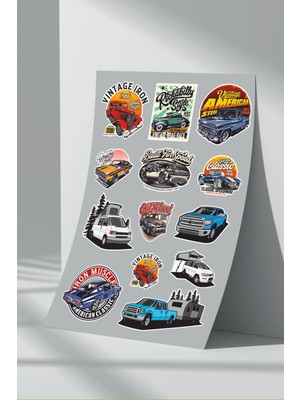 Stickermarket Araba Car Sticker Seti (13)