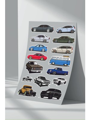 Stickermarket Araba Car Sticker Seti (15)