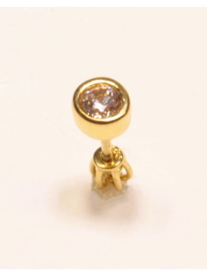 Güler Kuyumculuk 14 Ayar Altın Piercing Tragus Küpe