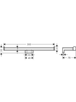 Hansgrohe Addstoris Ikili Parlak Altın Tuvatet Kağıtlığı 41748990