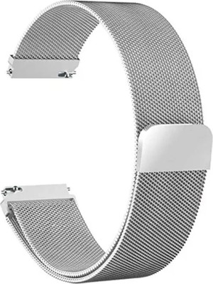 Kreton Huawei Watch Gt3 Se ile Uyumlu Kordon Hasır Metal Örgü Mıknatıslı Milano Kayış