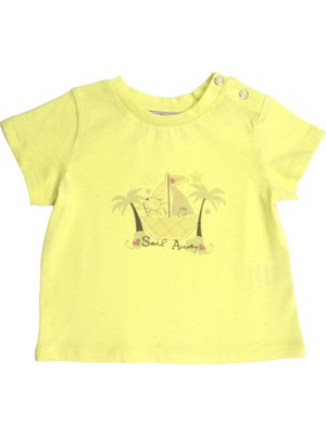 OZMOZ Organik Pamuk Baskılı Yazlık Bebek Tshirt