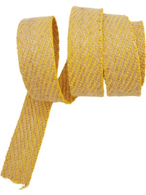 Angel Çanta Aksesuar 3.5 cm Jüt Kolon Sarı Renk 1 Metre