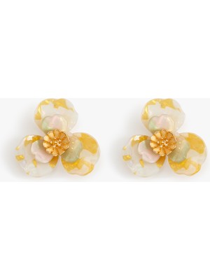 Koton Çiçek Küpe Çok Renkli