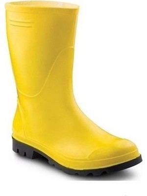 Ulaş Çizme Ulaş Sarı Pvc Lastik Kısa Çizme (43 Numara)