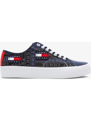 Tommy Hilfiger Premium Labels Erkek Mavi Sneakers