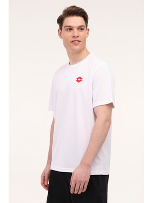 Lotto M-Bılly Tee 4fx Beyaz Erkek Kısa Kol T-Shirt
