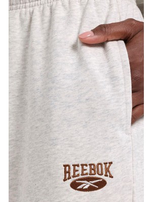 Reebok CL AE ARCHIVE FIT FT PANT Ekru Kadın Eşofman Altı