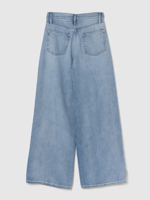 Gap Kadın Mavi Mid Rise Ultrasoft Baggy Jean Pantolon