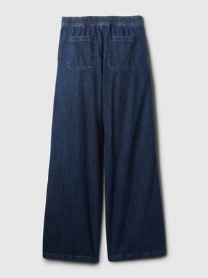 Gap Kadın Koyu Mavi High Rise Utility Easy Jean Pantolon