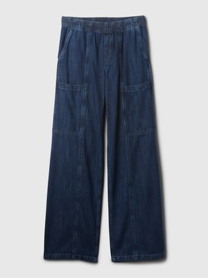 Gap Kadın Koyu Mavi High Rise Utility Easy Jean Pantolon