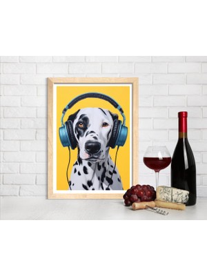 Decotorium Çerçeveli Tablo Anımal Kıngdom-Dog Serisi Mdf Tablo DOG/001