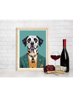 Decotorium Çerçeveli Tablo Anımal Kıngdom-Dog Serisi Mdf Tablo DOG/002