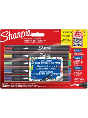Sharpie Akrilik Markör Yuvarlak Uç 5 Li Bls 2201069