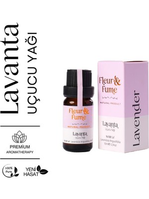 Fleur & Fume Lavanta Uçucu Yağı %100 Saf 10 ml