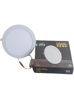 Alila LED PANEL SLİM 18W SIVA ALTI  (Beyaz Işık) 6500K/1620 LÜMEN